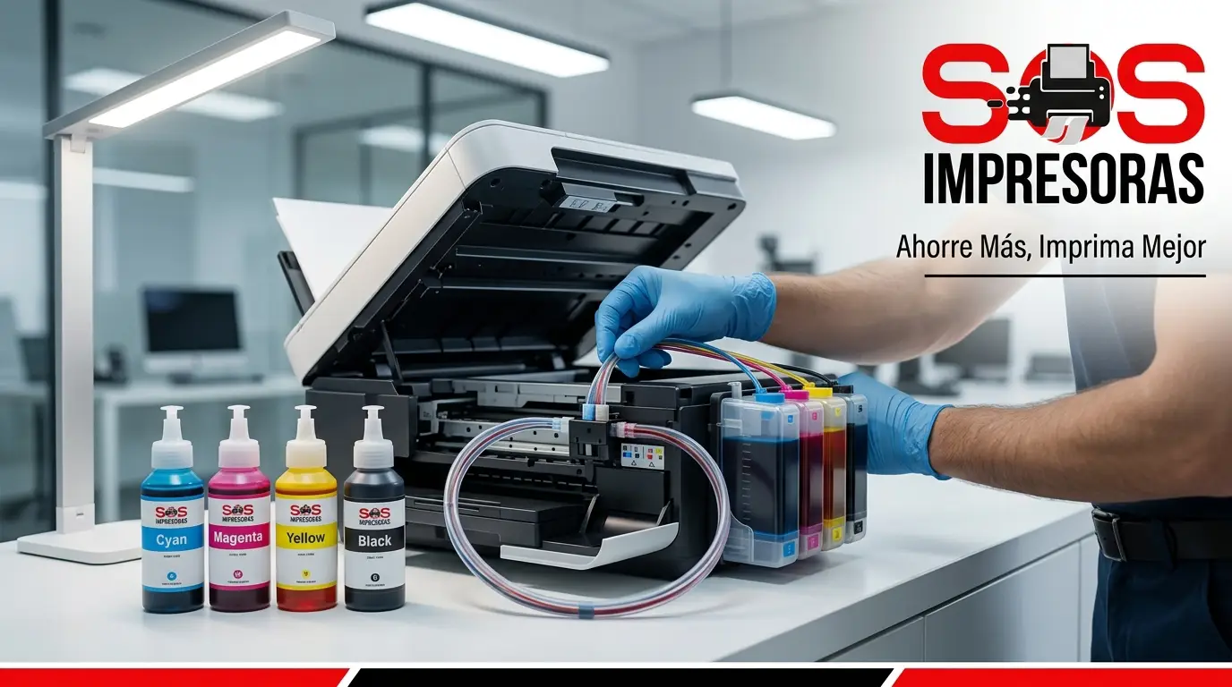 Instalación de sistema continuo de tinta